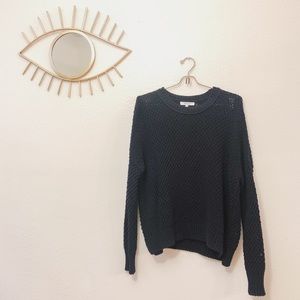 Navy Knitted Madewell Sweater